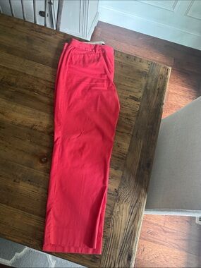 Talbots Coral Cropped Ankle Pants